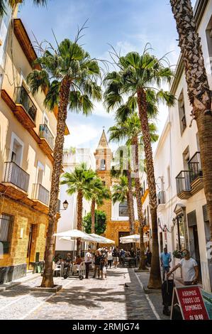 Cadiz Landmarks, Spain Stock Photo