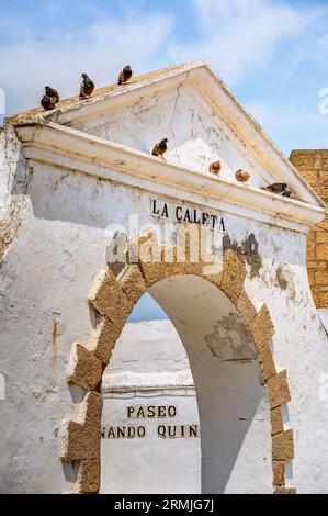 Cadiz Landmarks, Spain Stock Photo