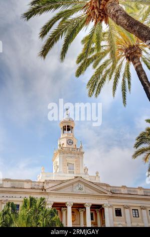 Cadiz Landmarks, Spain Stock Photo