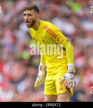 London, UK. 12th Aug, 2023. 12 Aug 2023 - Arsenal v Nottingham Forest - Premier League - Emirates Stadium. Nottingham Forest goalkeeper Matt Turner during the Premier League match at The Emirates. Picture Credit: Mark Pain/Alamy Live News Stock Photo