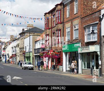 The High Street in Driffield,East Yorkshire, England UK Stock Photo