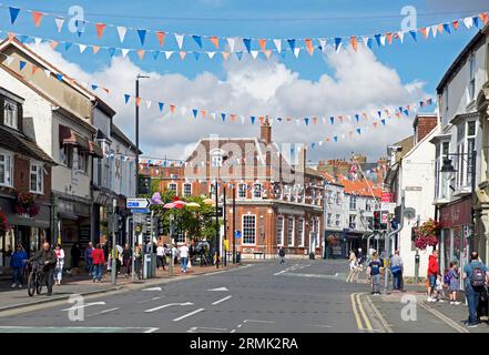 The High Street in Driffield,East Yorkshire, England UK Stock Photo