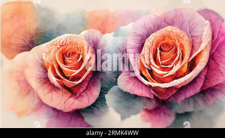 floral frame background vector art Stock Vector