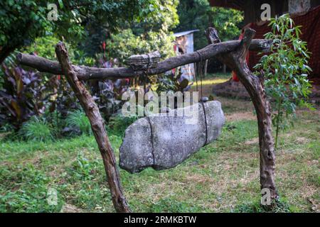 Azewa Mariam [Azwa Mariam Monastery] 14th Century Monastery Lake Tana, Ethiopia Stock Photo