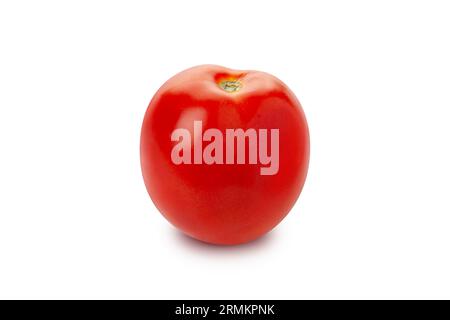 Fresh plum tomatoes isolated on a white background with clipping path Stock Photo