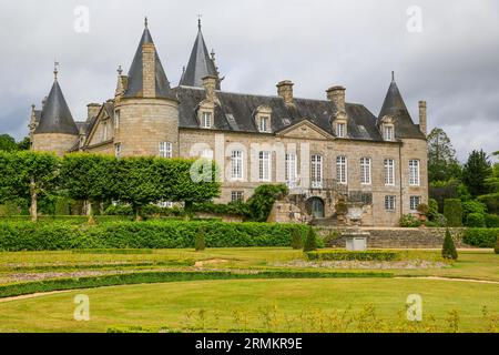 Chateau de Kergrist, Ploubezre, Cotes d'Armor department, Bretagne Breizh region, France Stock Photo
