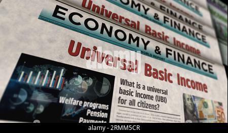 Universal basic income citizens salary payment and social ...