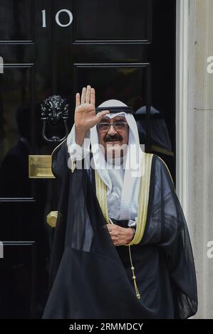 London, England, UK. 29th Aug, 2023. Crown Prince of Kuwait SHEIKH MESHAL AL-AHMAD AL-JABER AL-SABAH at 10 Downing Street. (Credit Image: © Thomas Krych/ZUMA Press Wire) EDITORIAL USAGE ONLY! Not for Commercial USAGE! Stock Photo