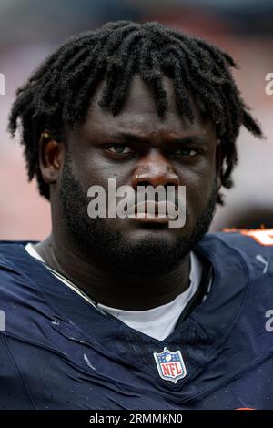 Chicago Bears offensive tackle Alex Leatherwood (72) during an NFL football  game Sunday, Nov. 13, 2022, in Chicago. (AP Photo/David Banks Stock Photo -  Alamy