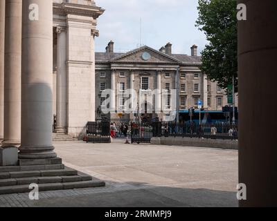 The Bank of Ireland building on College Green in Dublin city, Ireland. Stock Photo