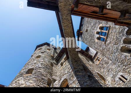 Ramingstein: Finstergrün Castle in Lungau, Salzburg, Austria Stock Photo
