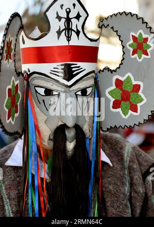 Masks that personify Pharisees and Holy Week, Lent by the Yaqui tribe in Hermosillo Mexico. multicolor masks with strange forms of demons, in the form of animals, devil, ghosts, terrifying, or faces of tradition and popular Sonoran culture, pascola 2023. (Photo by Israel GarnicaNorte Photo/ NortePhoto.com)  Mascaras que personifican fariseos y semana santa, cuaresma por la tribu Yaqui en Hermosillo Mexico. mascaras multicilor con extrañas formas de demonios, en forma de animales, diablo, fantasmas, terrorifica, o rostros de tradicion y cultura popular sonorense, pascola 2023.  (Foto por Israel Stock Photo