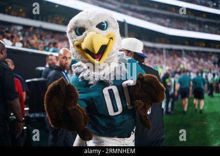 Philadelphia Eagles Mascot Swoop Reacts During Editorial Stock Photo -  Stock Image