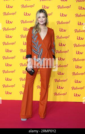 London, UK. 16th Oct, 2018. Laura Whitmore attends the ITV Palooza! held at The Royal Festival Hall in London. (Photo by Fred Duval/SOPA Images/Sipa USA) Credit: Sipa USA/Alamy Live News Stock Photo