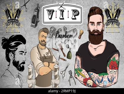 Download free Barber Poles Vector Art Wallpaper - MrWallpaper.com