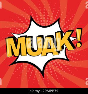Colored comic page with a bubble chat expression Pop art Vector Stock Vector