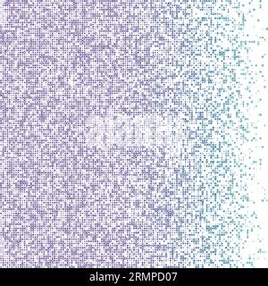 Appealing geometric matrix background in spectral colors. Powerful square vector illustration. Stock Vector