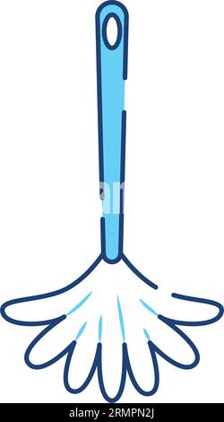 Isolated monochrome window brush cleaner icon Vector Stock Vector