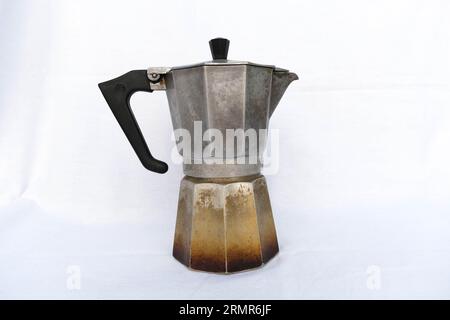 Espresso Coffee Maker Moka Pots Stock Photo