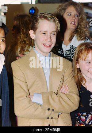 LOS ANGELES, CA. 17th December 1994: Actor Macaulay Culkin at the premiere of Richie Rich at the Mann Village Theatre, Westwood. Picture: Paul Smith / Featureflash Stock Photo