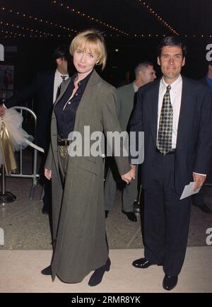 LOS ANGELES, CA. March 31, 1997: Actress Lysette Anthony & David Price at the premiere of “That Old Feeling” in Century City. Picture: Paul Smith / Featureflash Stock Photo