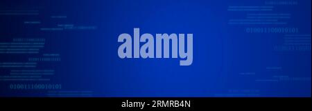 Minimalist image featuring a bright, vibrant blue color as a backdrop. White, numeric digits are scattered across the canvas. Stock Photo