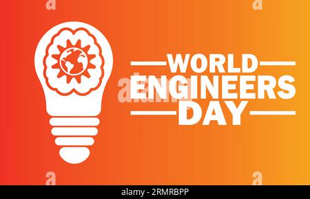 World Engineers Day. Holiday concept. Template for background, banner ...