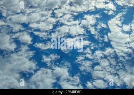 Clouds against a blue sky - background image Stock Photo