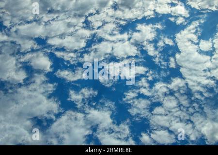 Clouds against a blue sky - background image Stock Photo