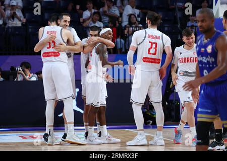 Okinawa Arena, Okinawa, Japan. 30th Aug, 2023. Georgia team group, AUGUST 30, 2023 - Basketball : FIBA Basketball World Cup 2023 1st Round Group F match between Georgia - Venezuela at Okinawa Arena, Okinawa, Japan. Credit: YUTAKA/AFLO SPORT/Alamy Live News Stock Photo