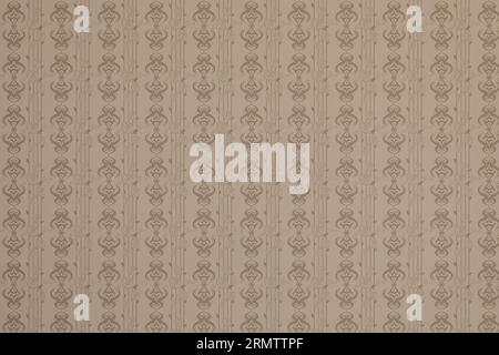 Light brown wallpaper with beautiful pattern as background Stock Photo