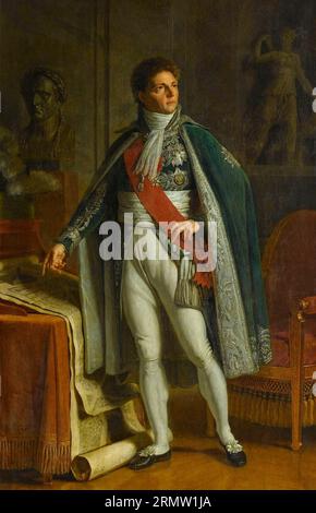 Louis-Alexandre Berthier, Prince of Neufchâtel and de Wagram, Marshal of France 1808 by Jacques Augustin Catherine Pajou Stock Photo