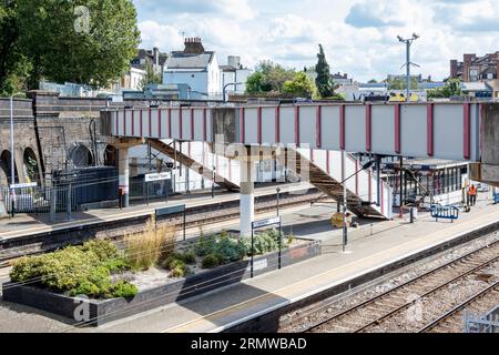 Kentish Town overground railway station, London, UK Stock Photo