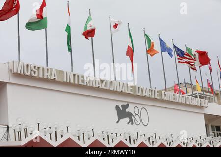 August 30, 2023, Venice, Veneto, Italy: Hours ahead of the Opening of the 80th Venice Film Festival (Credit Image: © Mickael Chavet/ZUMA Press Wire) EDITORIAL USAGE ONLY! Not for Commercial USAGE! Stock Photo
