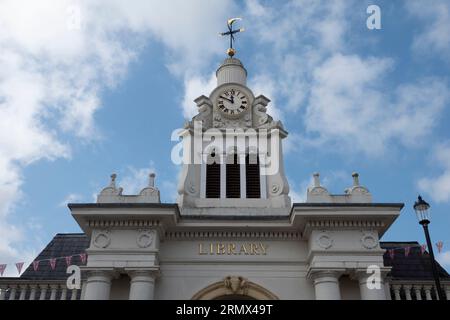 The Library in Saffron Walden, Essex, England, UK Stock Photo