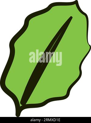 spinach leaf icon Stock Vector Image & Art - Alamy