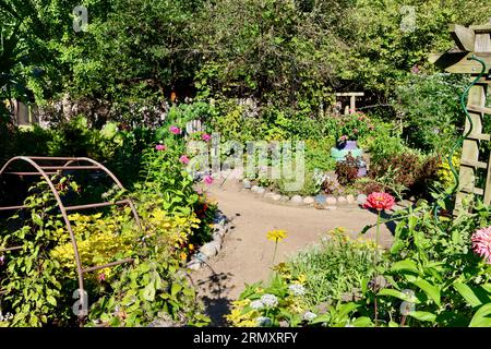 The Hershey children's garden at Cleveland Botanical Garden, Cleveland, Ohio Stock Photo