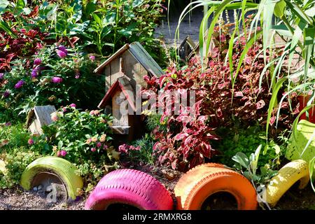 The Hershey children's garden at Cleveland Botanical Garden, Cleveland, Ohio Stock Photo