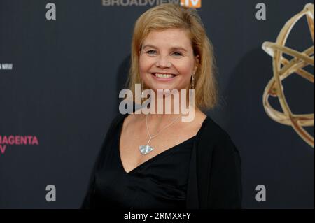 Cologne, Germany. 30th Aug, 2023. Annette Frier, actress, arrives at the reception during the Cologne jury meeting for the International Emmy Award 2023. Credit: Henning Kaiser/dpa/Alamy Live News Stock Photo