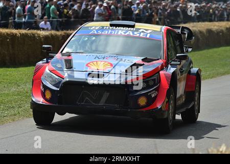 Thierry Neuville, Hyundai i20 N Rally1 Hybrid, 50 Years of WRC, World Rally Championship, A selection of the worlds finest and most successful WRC car Stock Photo