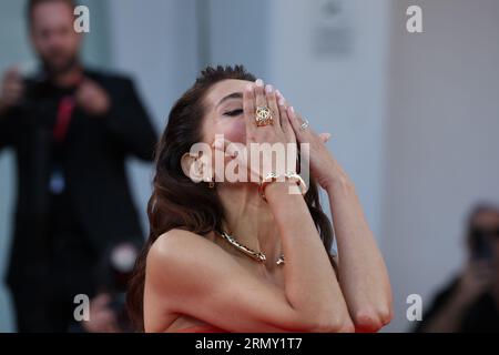 Lido Di Venezia, Italy. 30th Aug, 2023. Caterina Murino attends the opening red carpet at the 80th Venice International Film Festival at on August 30, 2023 in Venice, Italy. © Photo: Cinzia Camela. Credit: Live Media Publishing Group/Alamy Live News Stock Photo