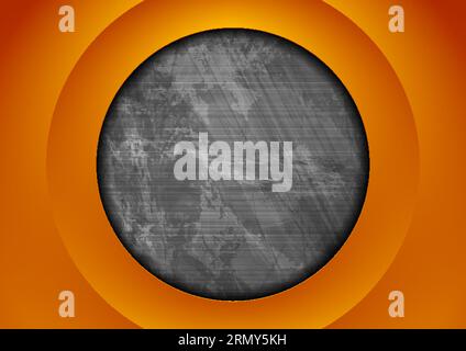 Grunge tech material contrast orange and dark grey corporate texture ...