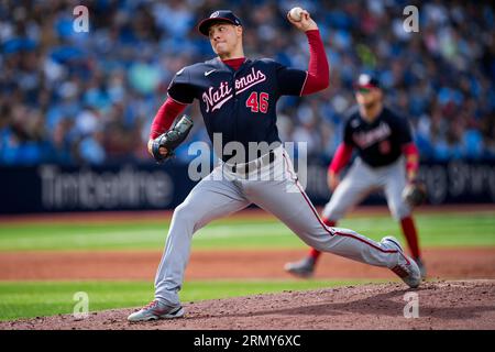 Washington Nationals' Patrick Corbin (46) in action during a baseball game  against the Philadelphia Phillies, Thursday, July 29, 2021, in  Philadelphia. (AP Photo/Laurence Kesterson Stock Photo - Alamy