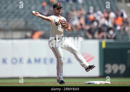 Chicago Cubs' Nico Hoerner during a baseball game against the San Francisco  Giants in San Francisco, Sunday, June 11, 2023. (AP Photo/Jeff Chiu Stock  Photo - Alamy