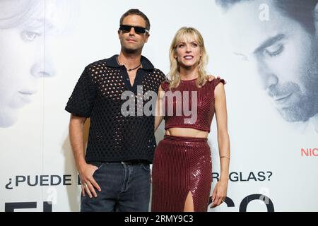 Maggie Civantos and Nico Furtado during the photocall the premiere of 'The Game' in Madrid. 30 August 2023, Spain Stock Photo