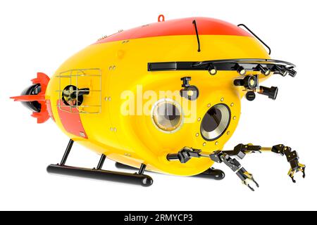 A 3D illustration of a Deep Sea Submersible Implosion Stock Photo - Alamy