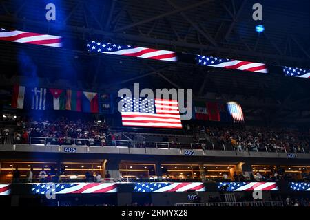 Asia Arena, Manila, Philippines. 30th Aug, 2023. General View, AUGUST 30, 2023 - Basketball - FIBA World Cup 2023 - First Round - Group C between USA 110-62 Jordan at Mall of Asia Arena, Manila, Philippines. Credit: SportsPressJP/AFLO/Alamy Live News Stock Photo