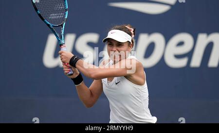 Dubai, UAE, 21st. Feb, 2023. Bulgarian tennis player Viktoriya Tomova in  action at the Dubai Duty Free Tennis Championships tournament at Dubai Duty  Free Tennis Stadium on Tuesday 21 February 2023., ©