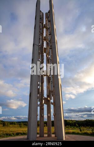 Tower of Voices, Flight 93 National Memorial, 6424 Lincoln Highway, Stoystown, PA Stock Photo