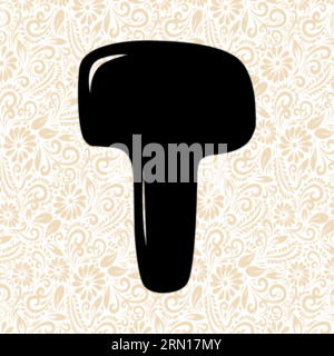 Bubbly Alphabet T , Black alphabet vector, alphabet vector, alphabet silhouette vector,font vector, Latter Art, Alphabet Vector, Font Vector Stock Vector
